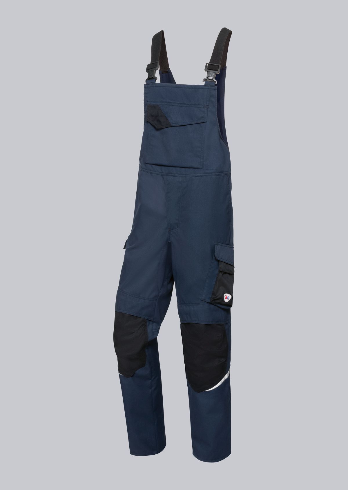 BP® Leichte Multinorm-Latzhose APC2 nachtblau/schwarz Cover Bild